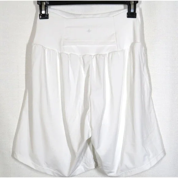 Halara SoftlyZero Airy Super High Waist 2-in-1 Cool Touch 7" Yoga Shorts White M - Picture 5 of 8